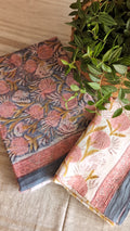 Printed Kota Doria saree