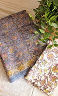 Printed Kota Doria saree