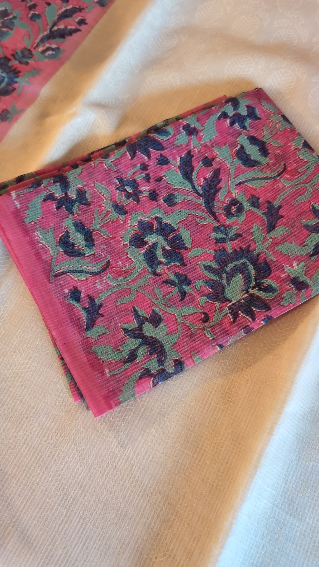 Munga kota printed saree