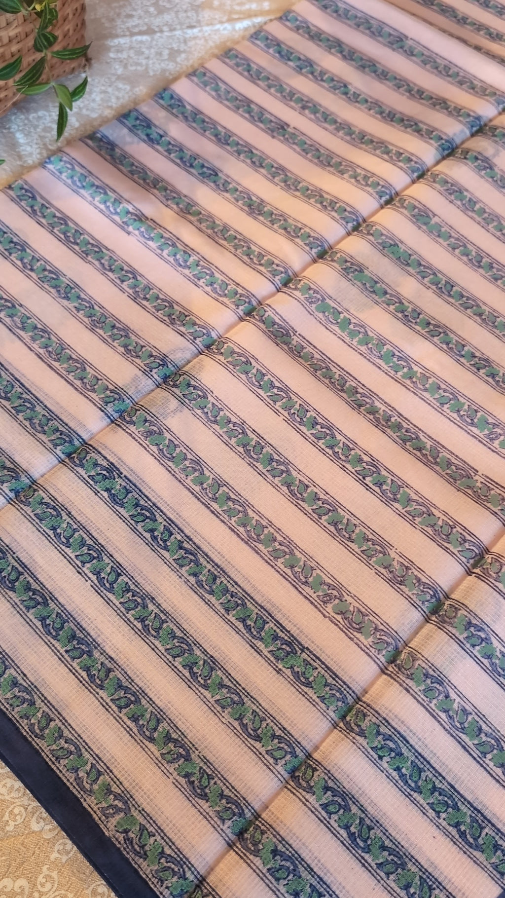 Munga kota printed saree