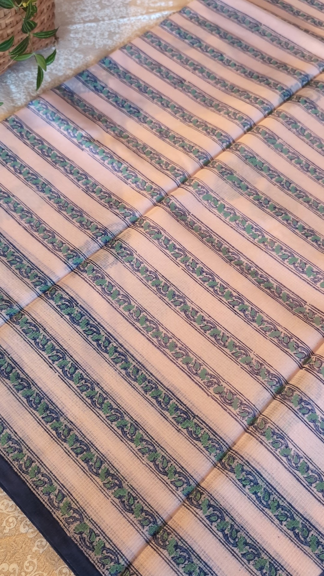 Munga kota printed saree