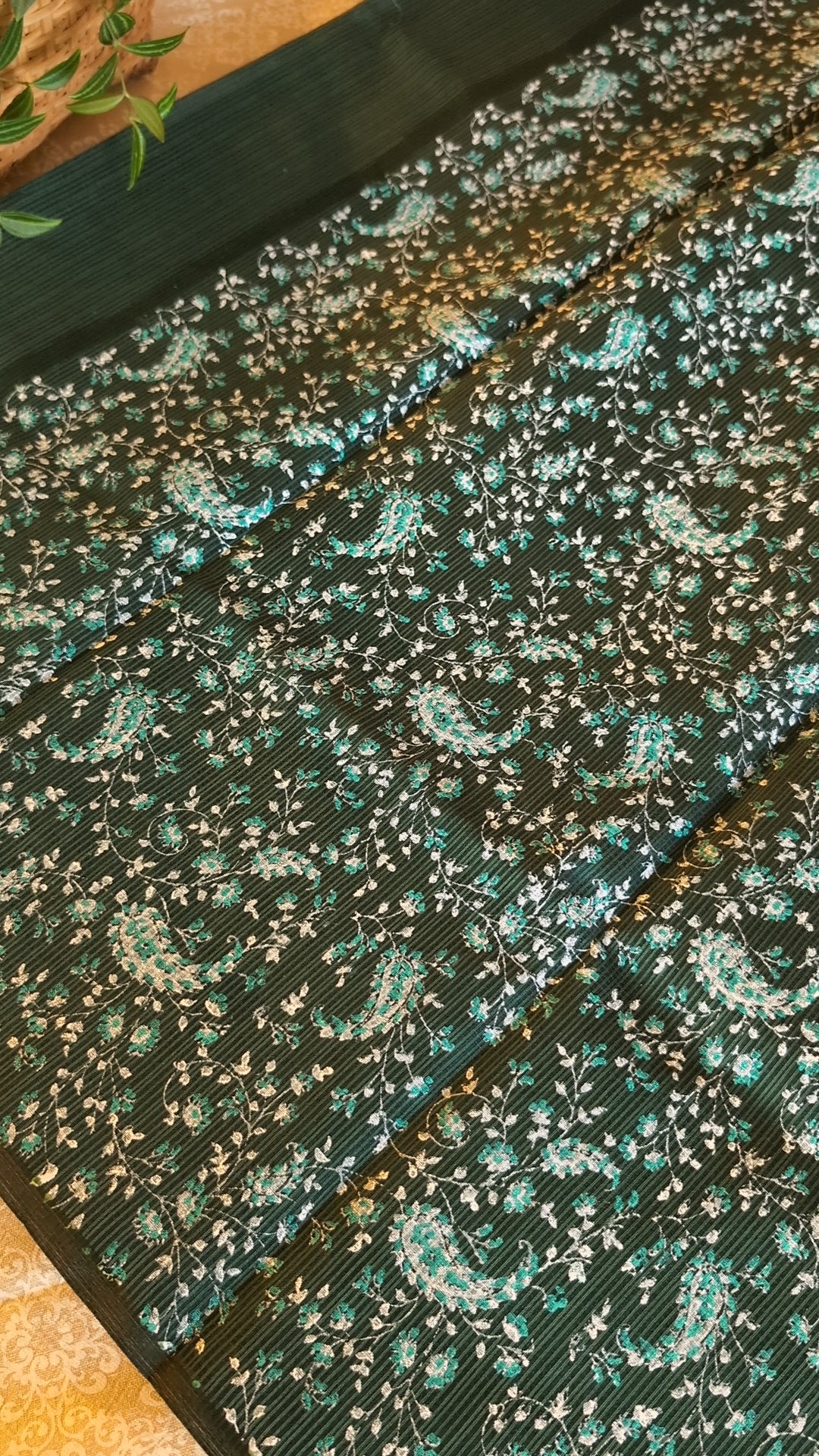 Munga kota printed saree