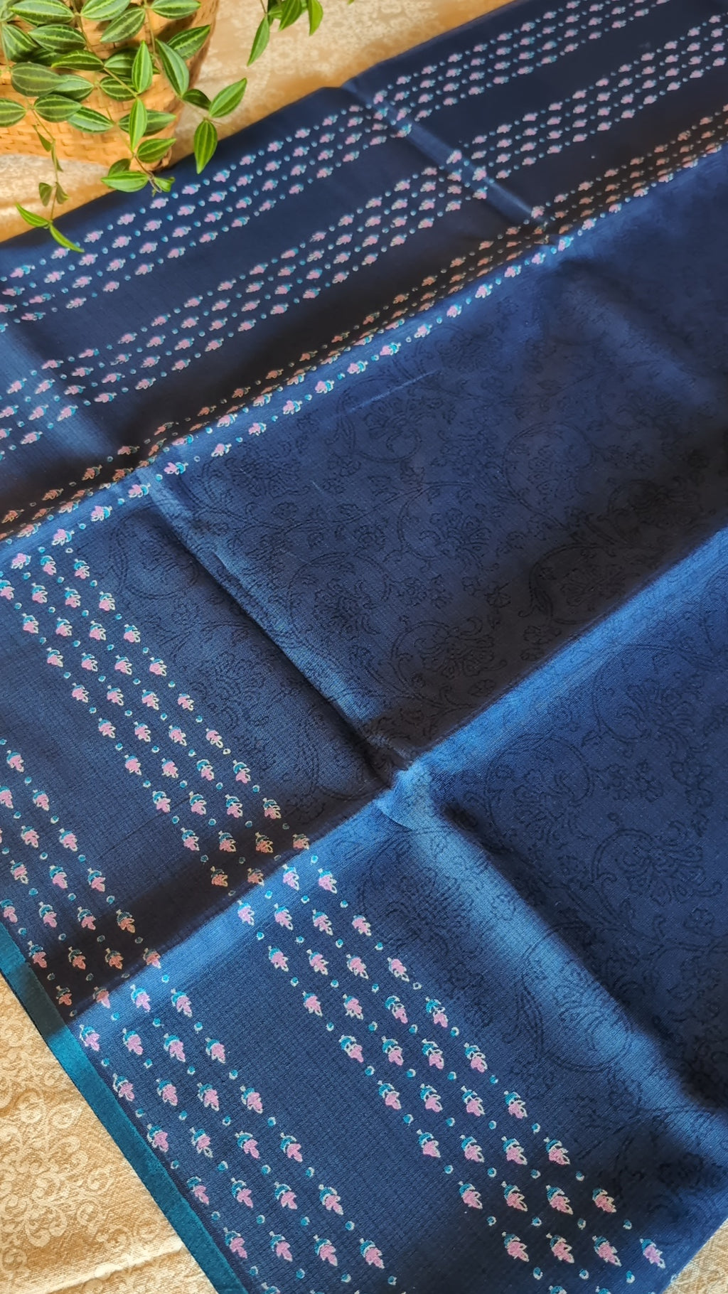 Munga kota printed saree
