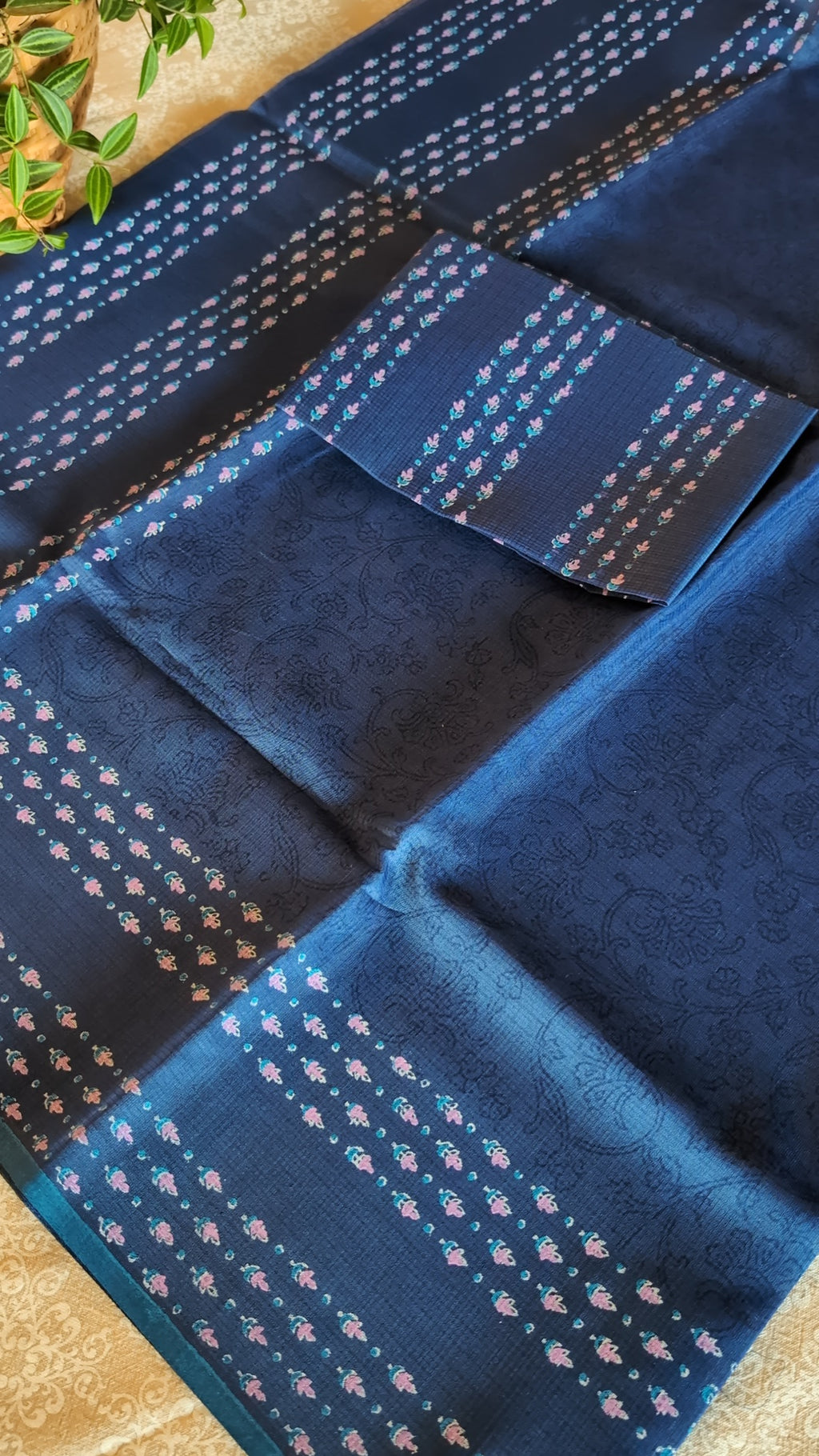 Munga kota printed saree