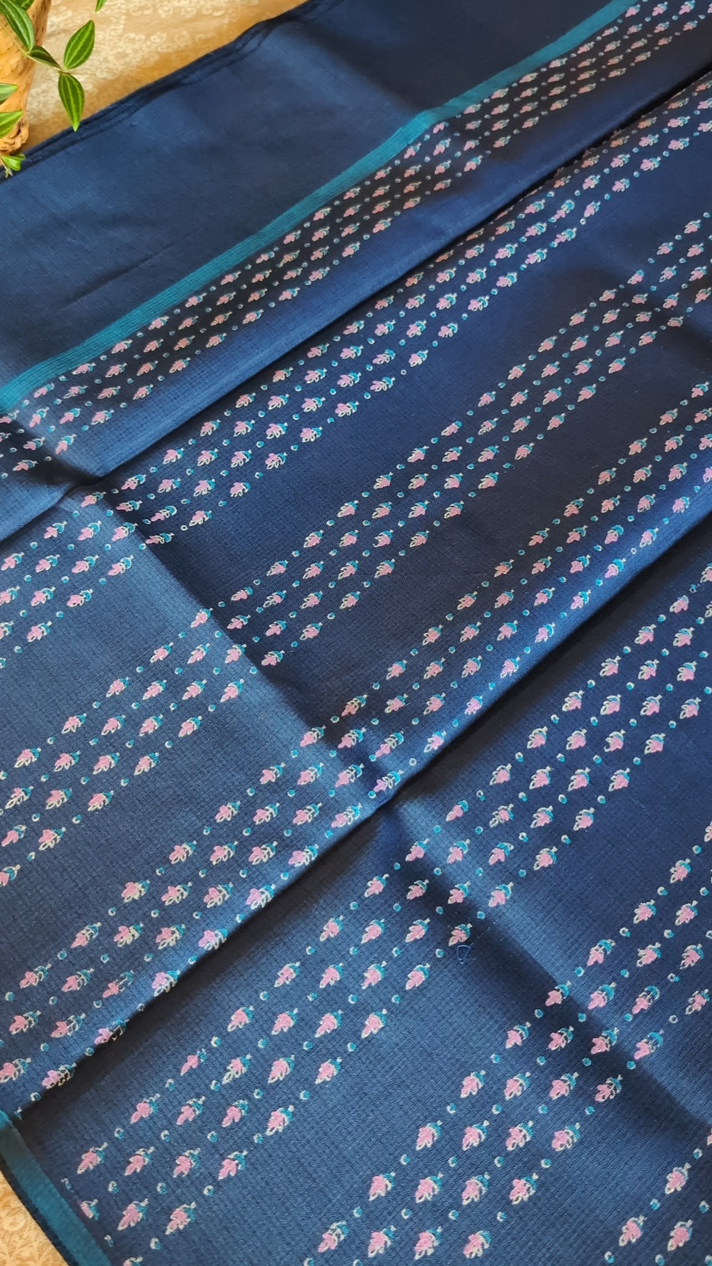Munga kota printed saree
