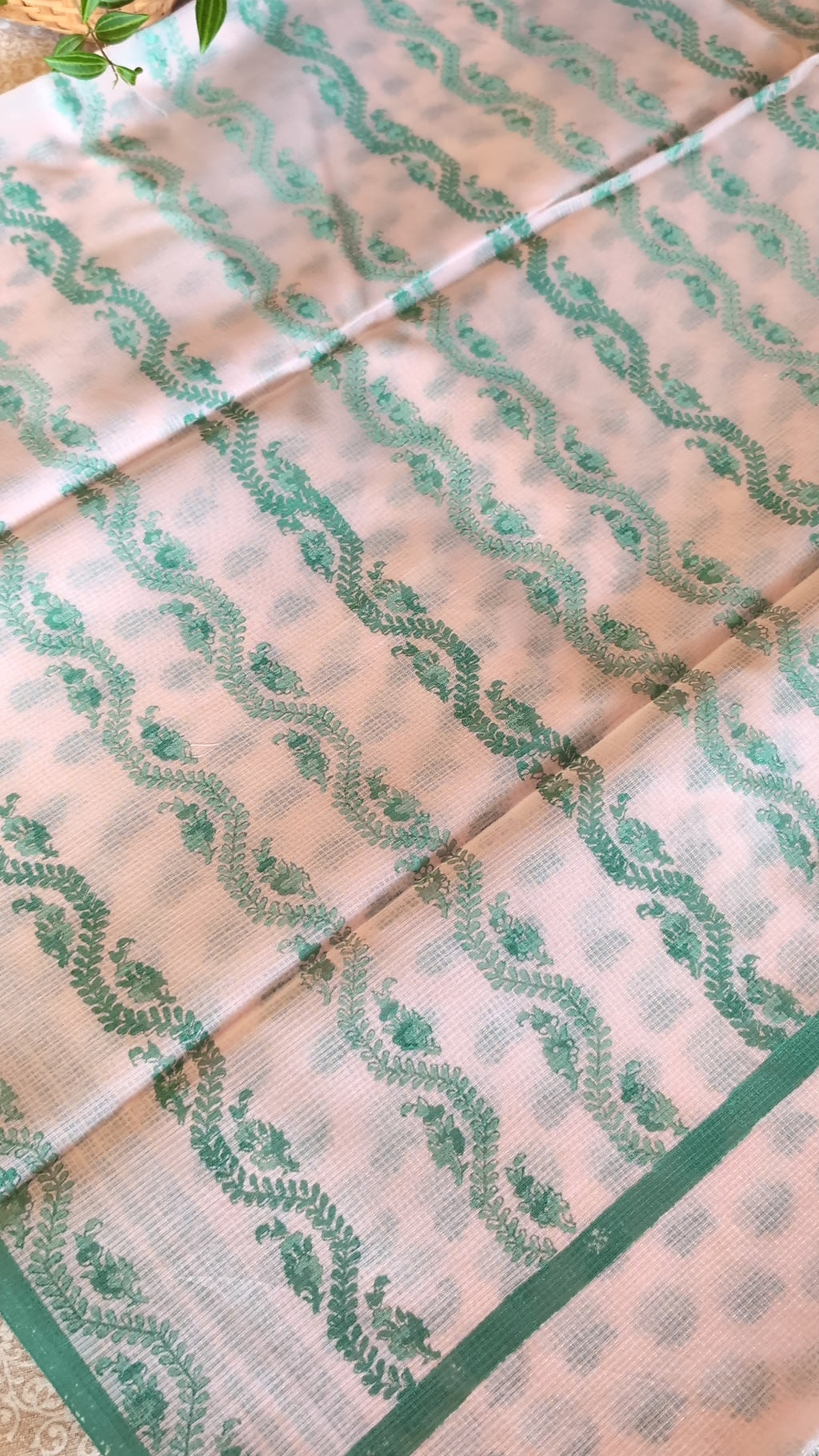 Munga kota printed saree