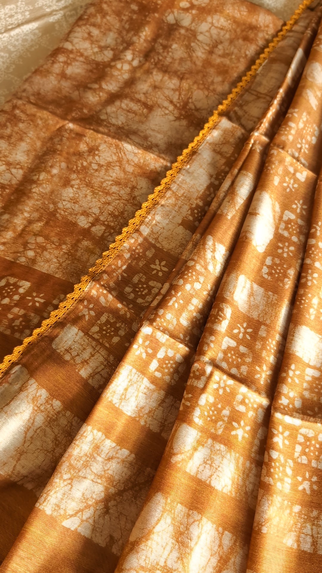 Slub linen batik style set