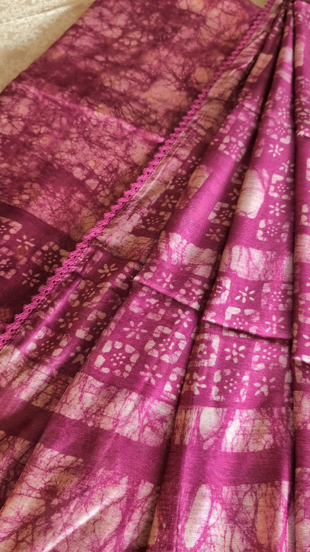 Slub linen batik style set