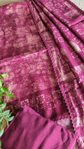 Slub linen batik style set