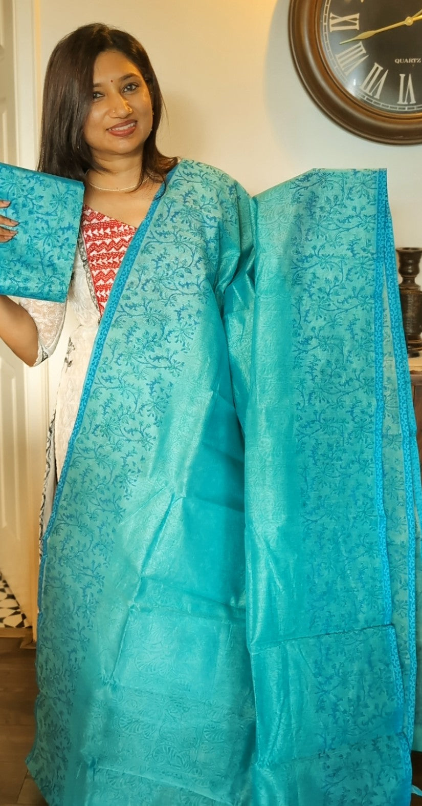 Net kota printed saree
