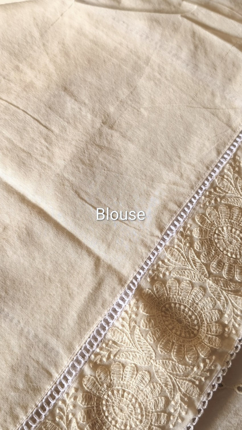 Chanderi butta weave crosia saree