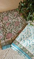Kota Doria printed saree