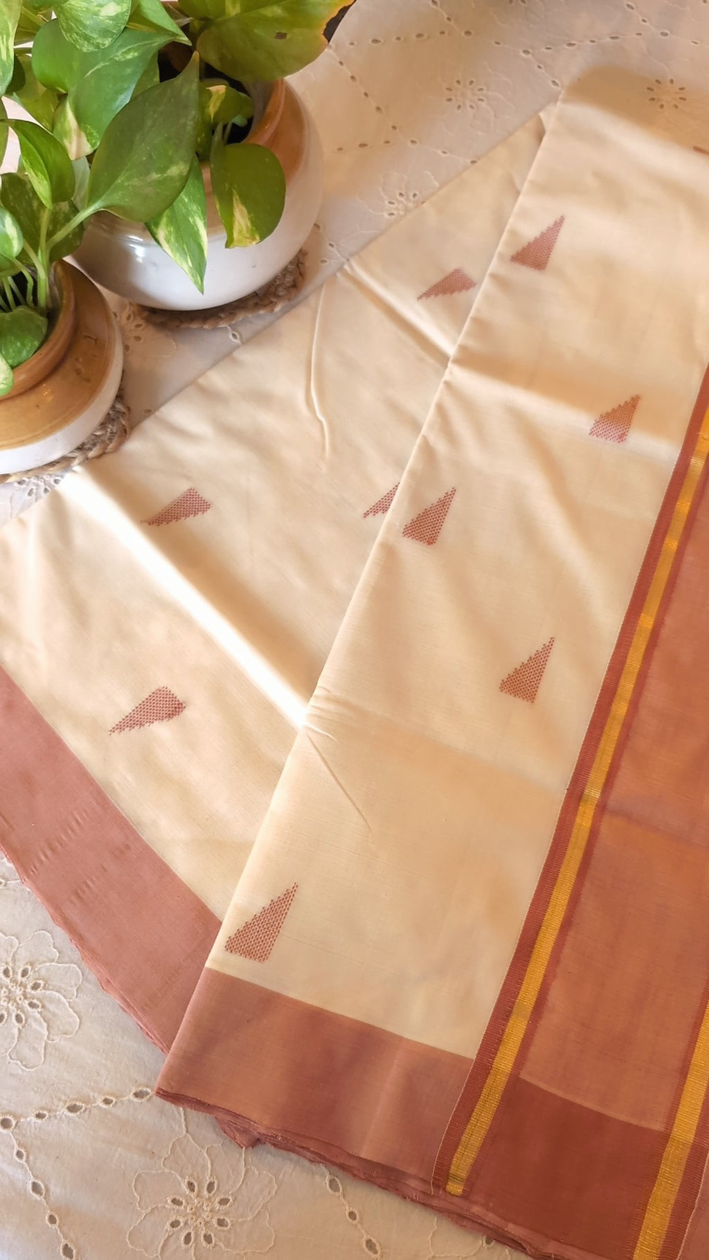 Handloom cotton saree