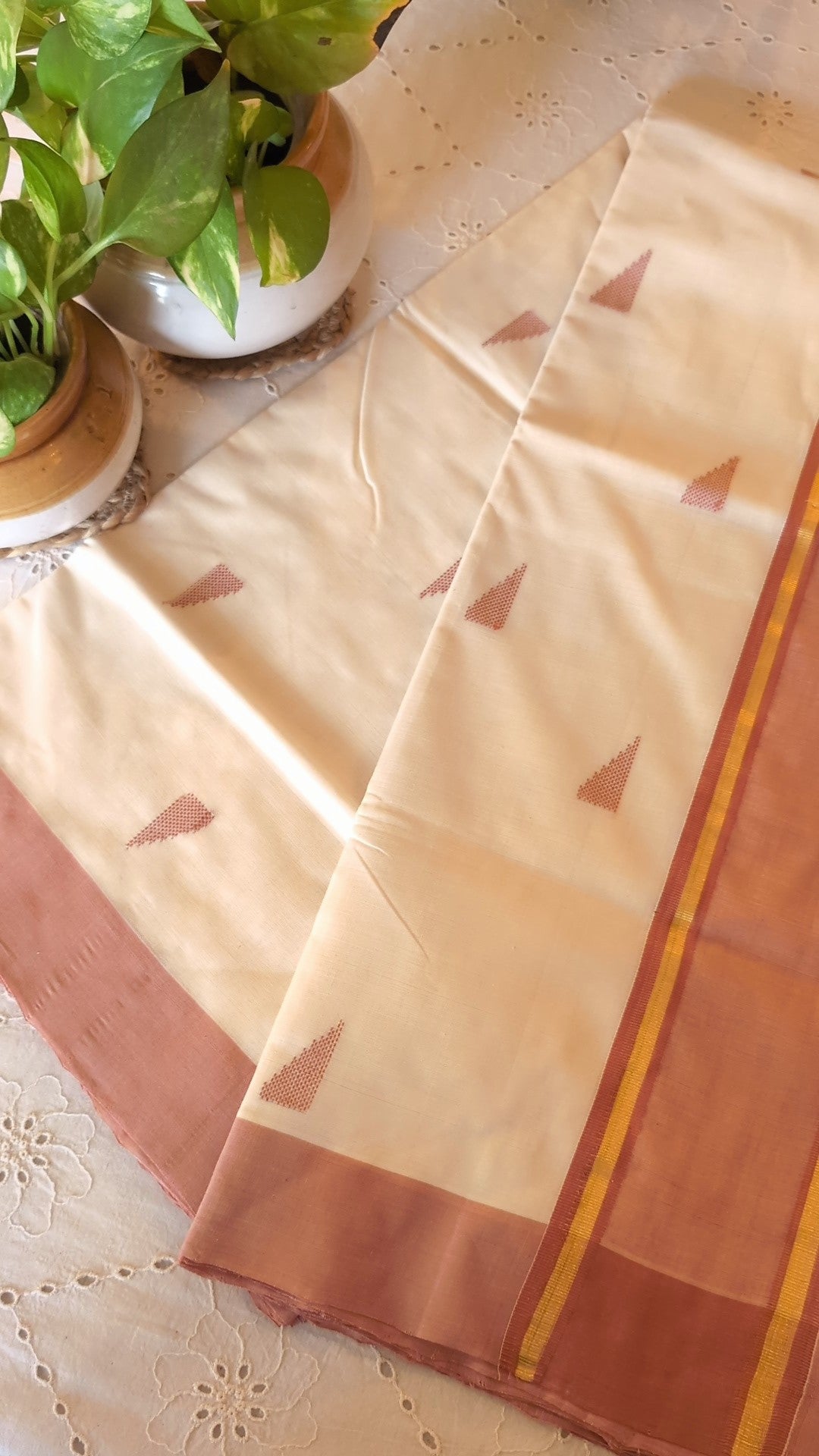 Handloom cotton saree