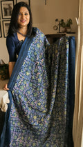 Modal silk pomegranate printed saree