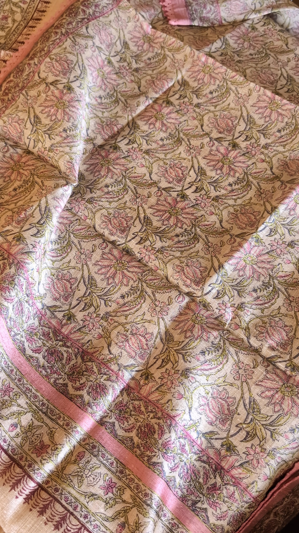 Mysore silk semi printed set