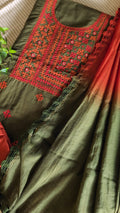 Kutch work cotton set