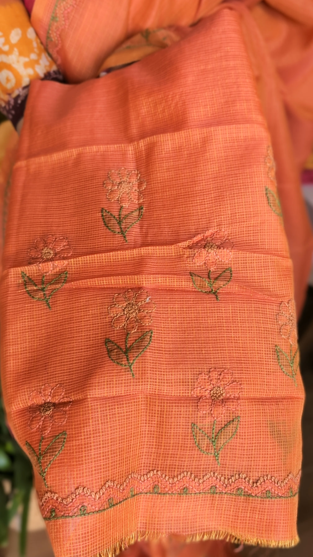 Handworked Kota saree