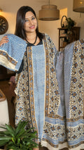 Bagru printed muslin set