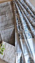 Cotton top with printed cotton dupatta