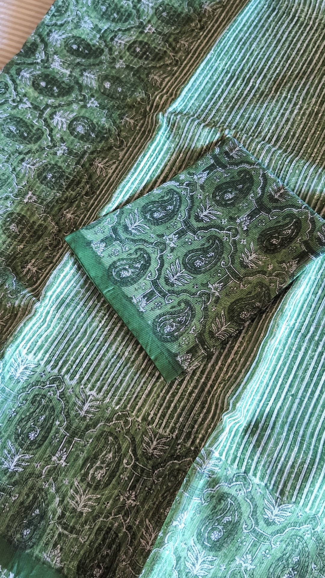Printed net kota saree