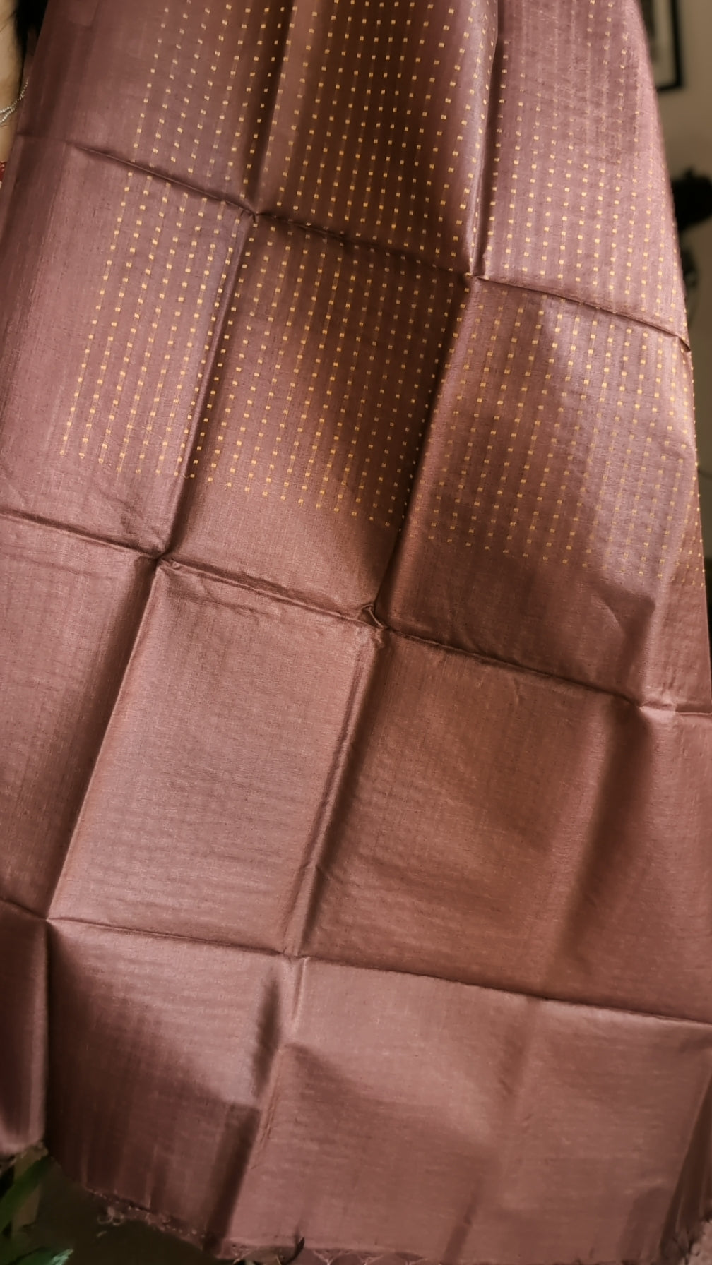 Pure Tusser silk woven saree