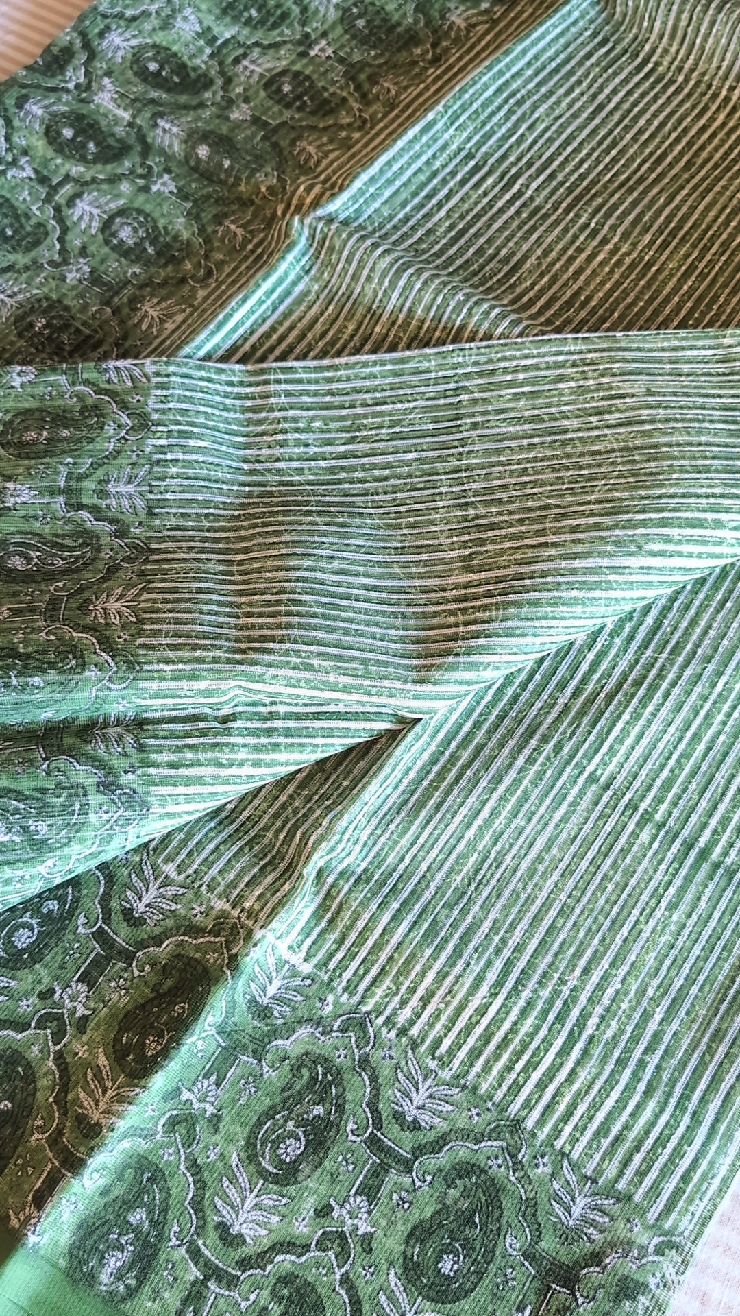 Printed net kota saree