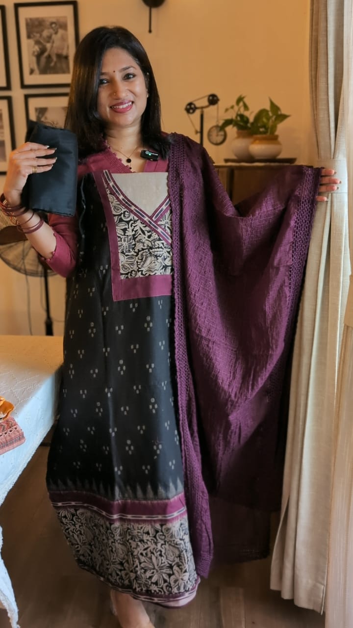 Cotton ikkat set