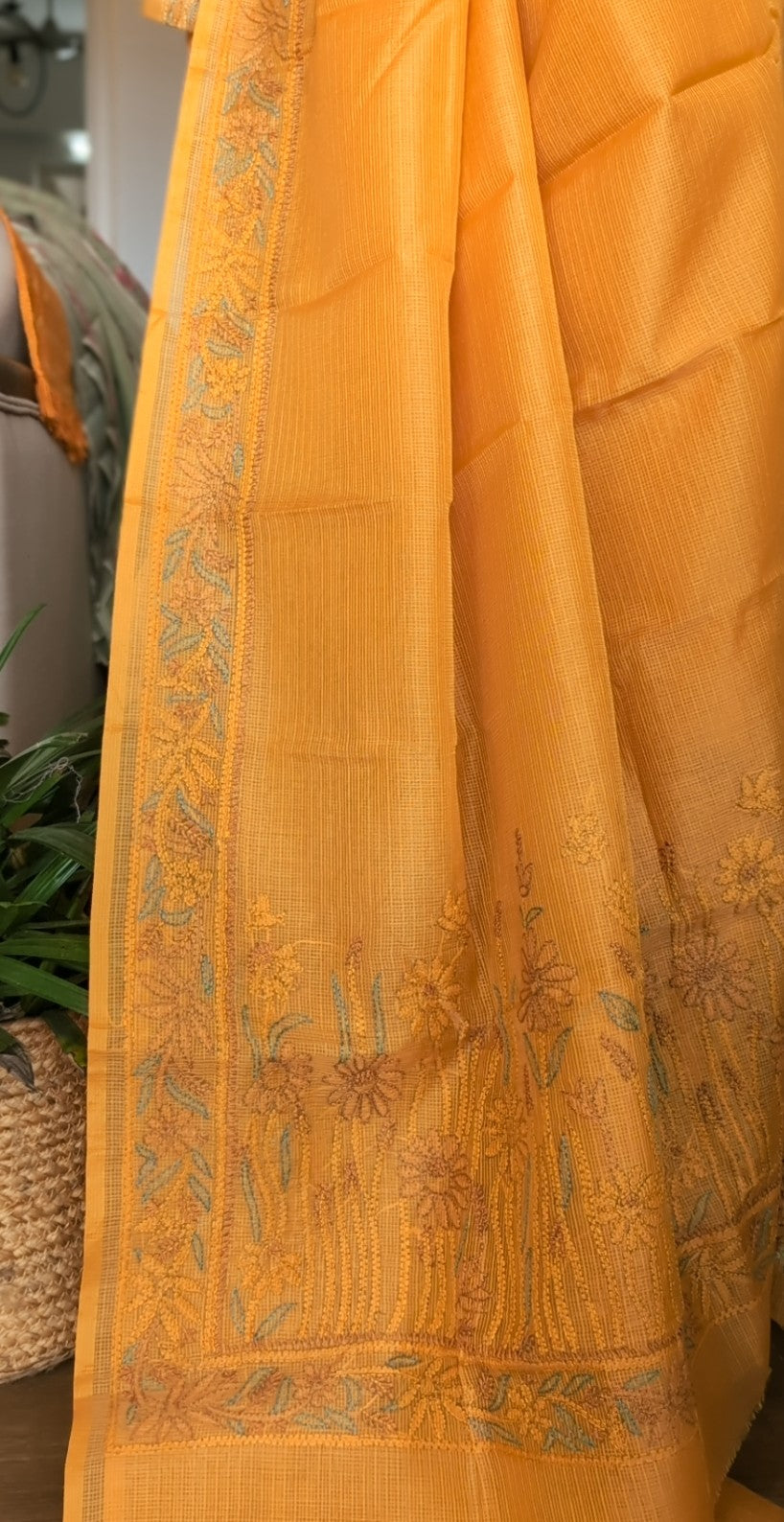 Handworked kota saree