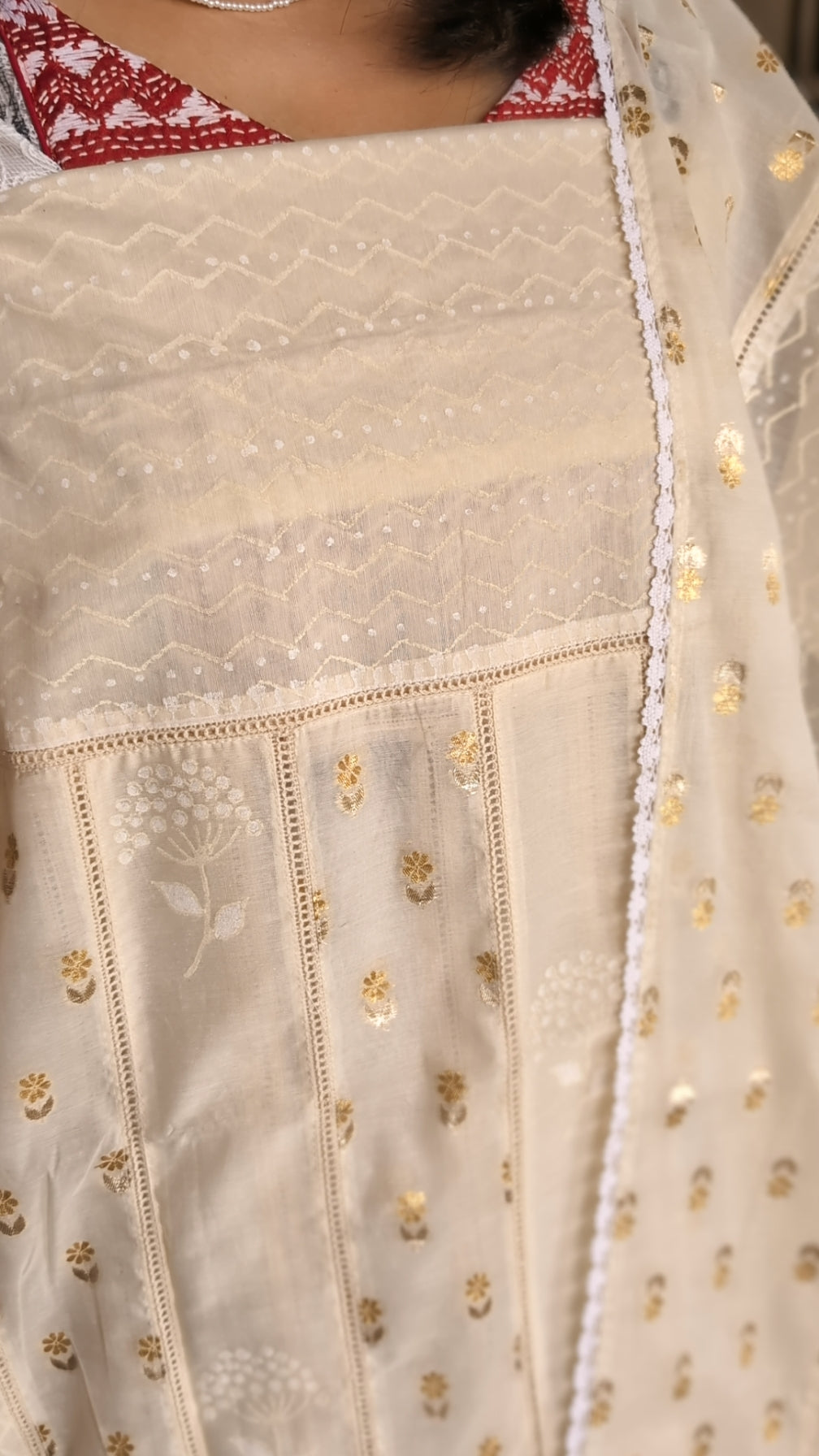 Chanderi woven set