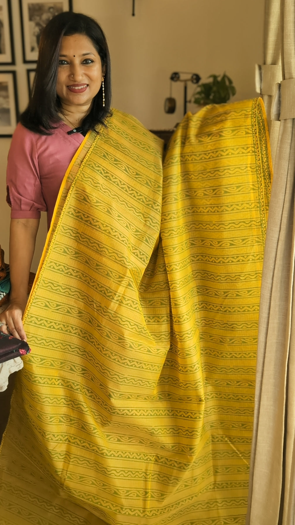 Munga kota printed saree