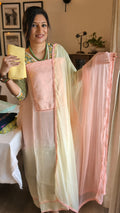 Viscose organza gradient setb