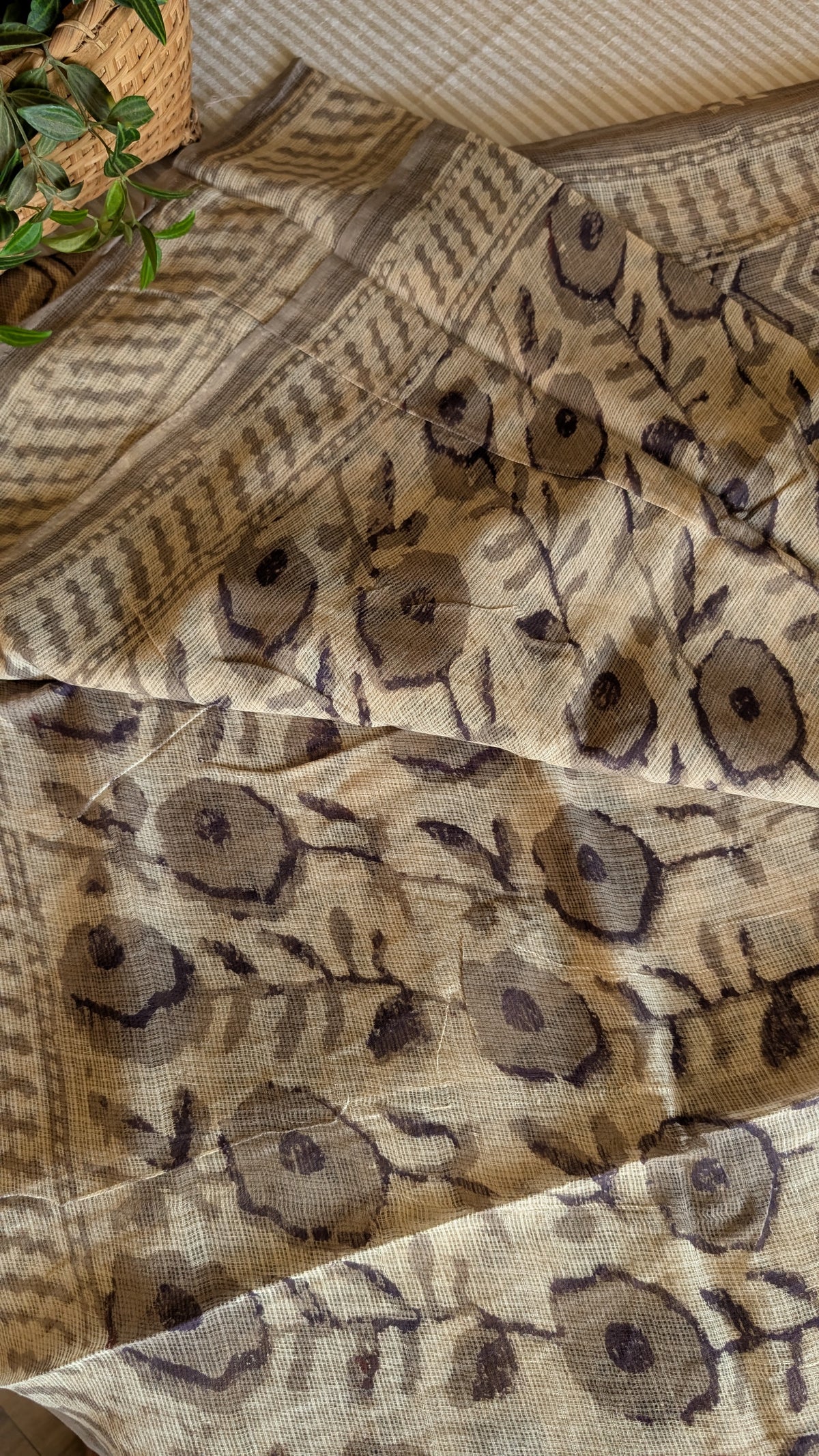 Kota Doria printed saree