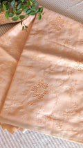Kota silk cutwork & threadwork saree