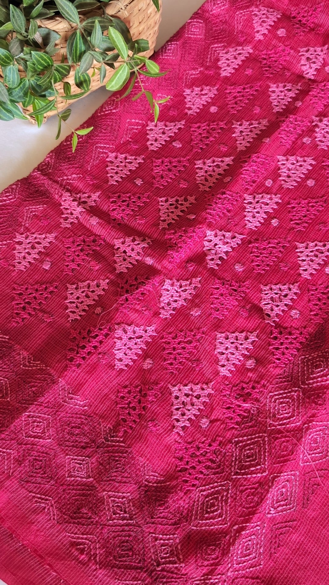 Munga kota Handwork saree