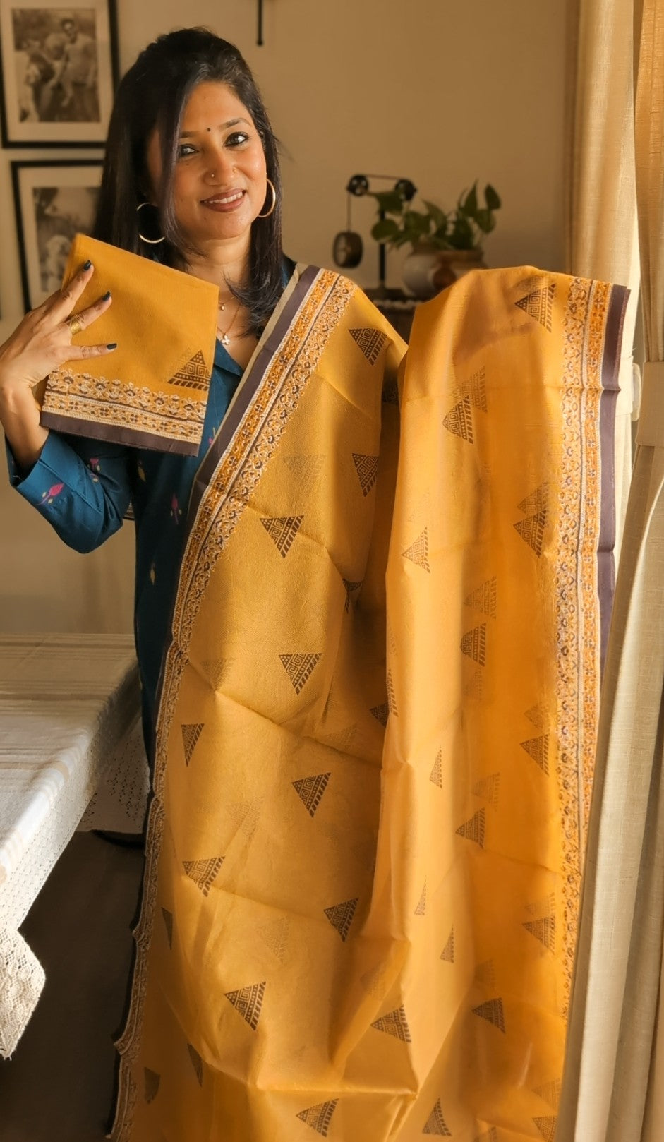 Net kota printed saree
