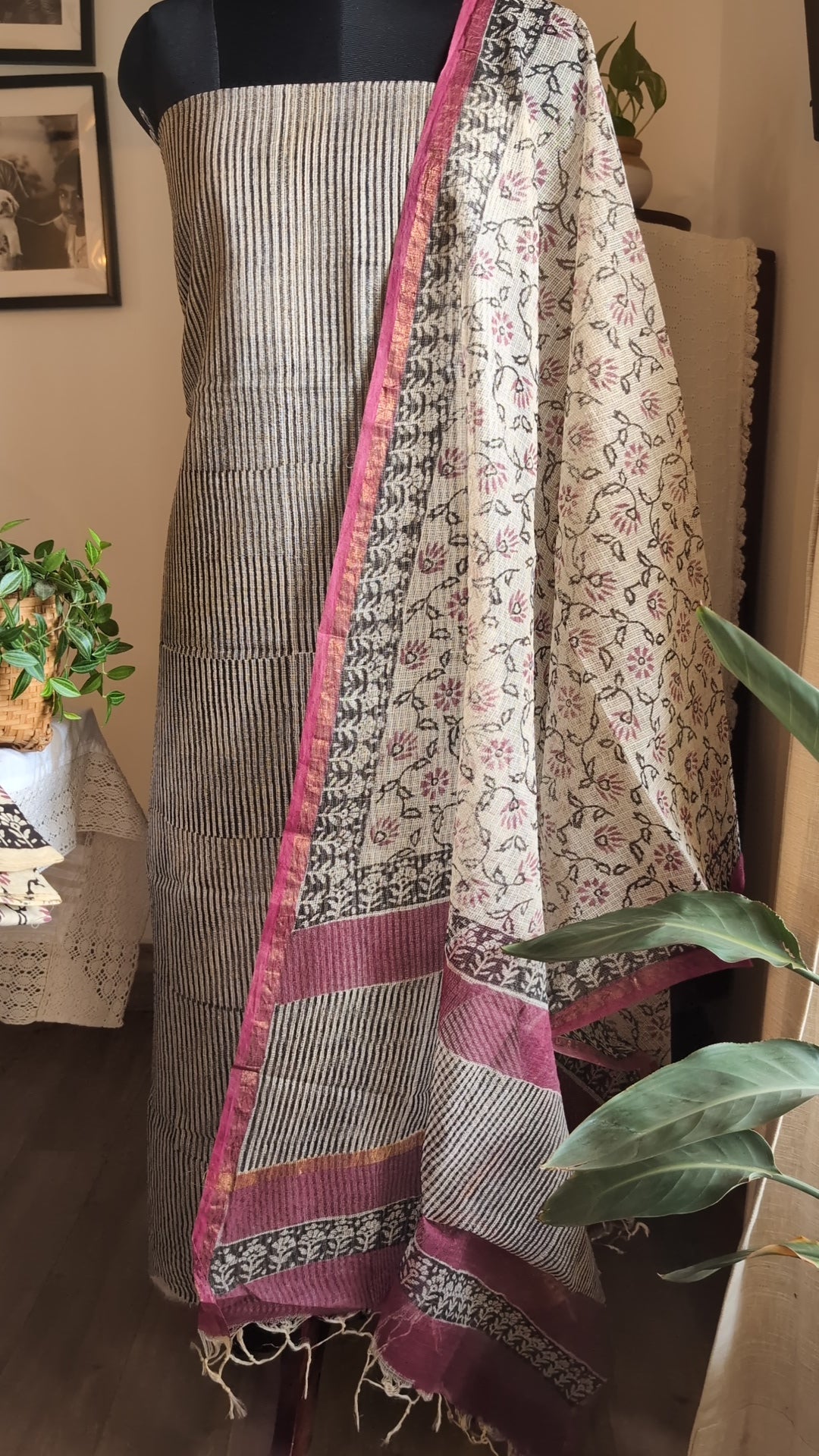 Printed Kota doria set)