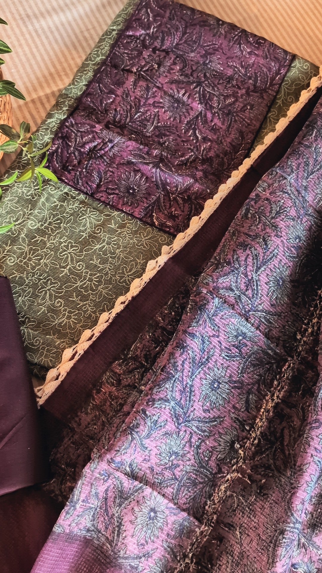 Tepchi kota yoke printed set