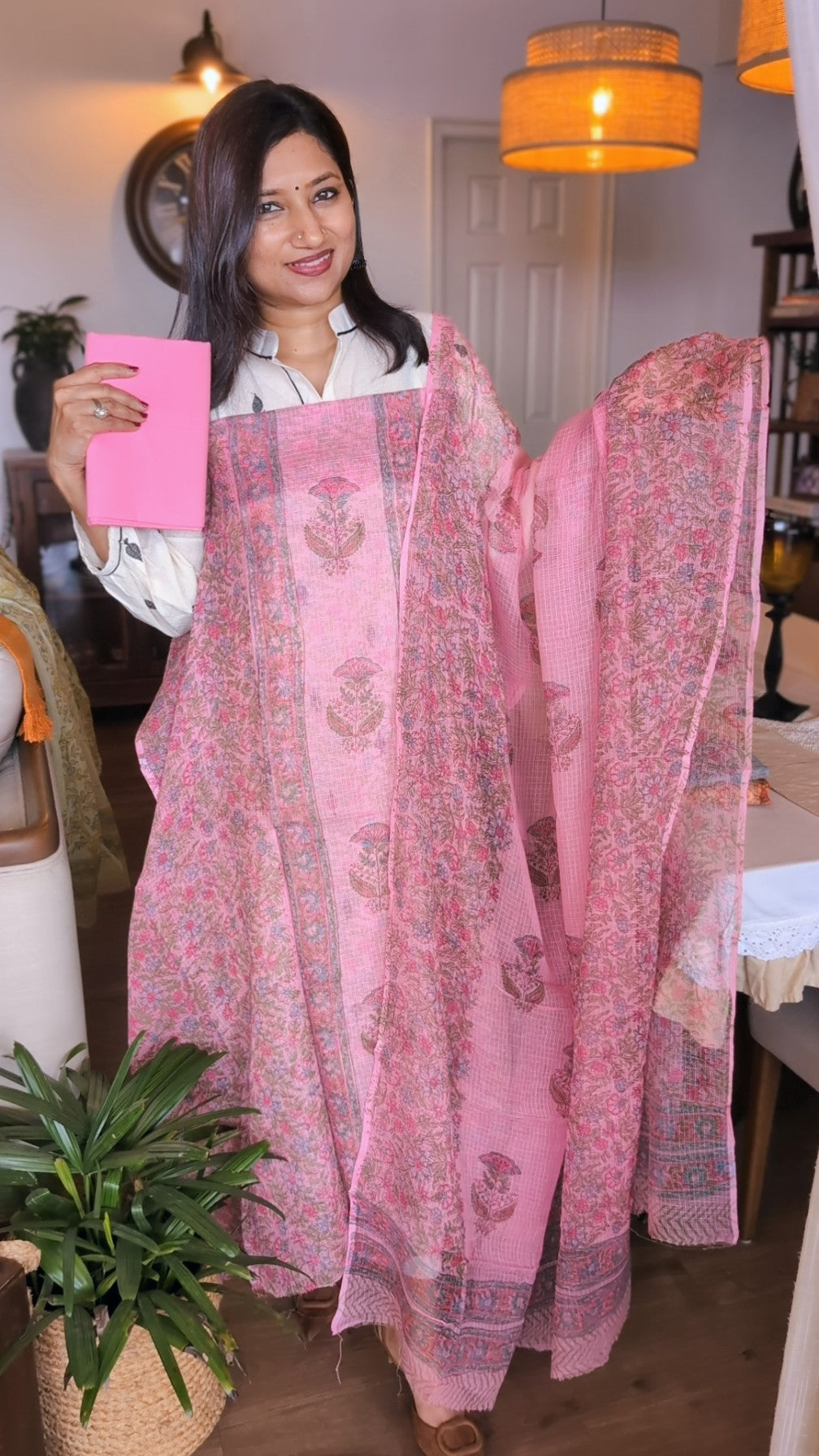 Printed kota doria set