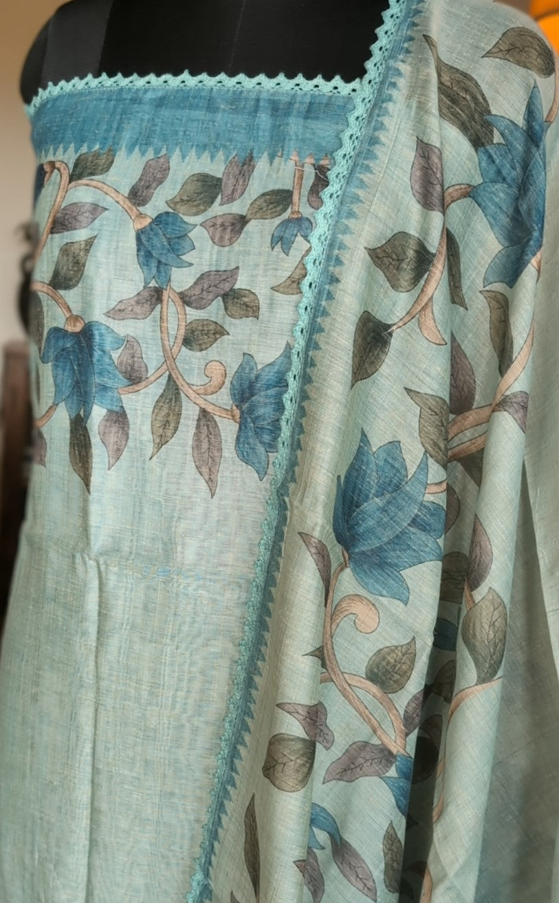 Chanderi blend day wear set