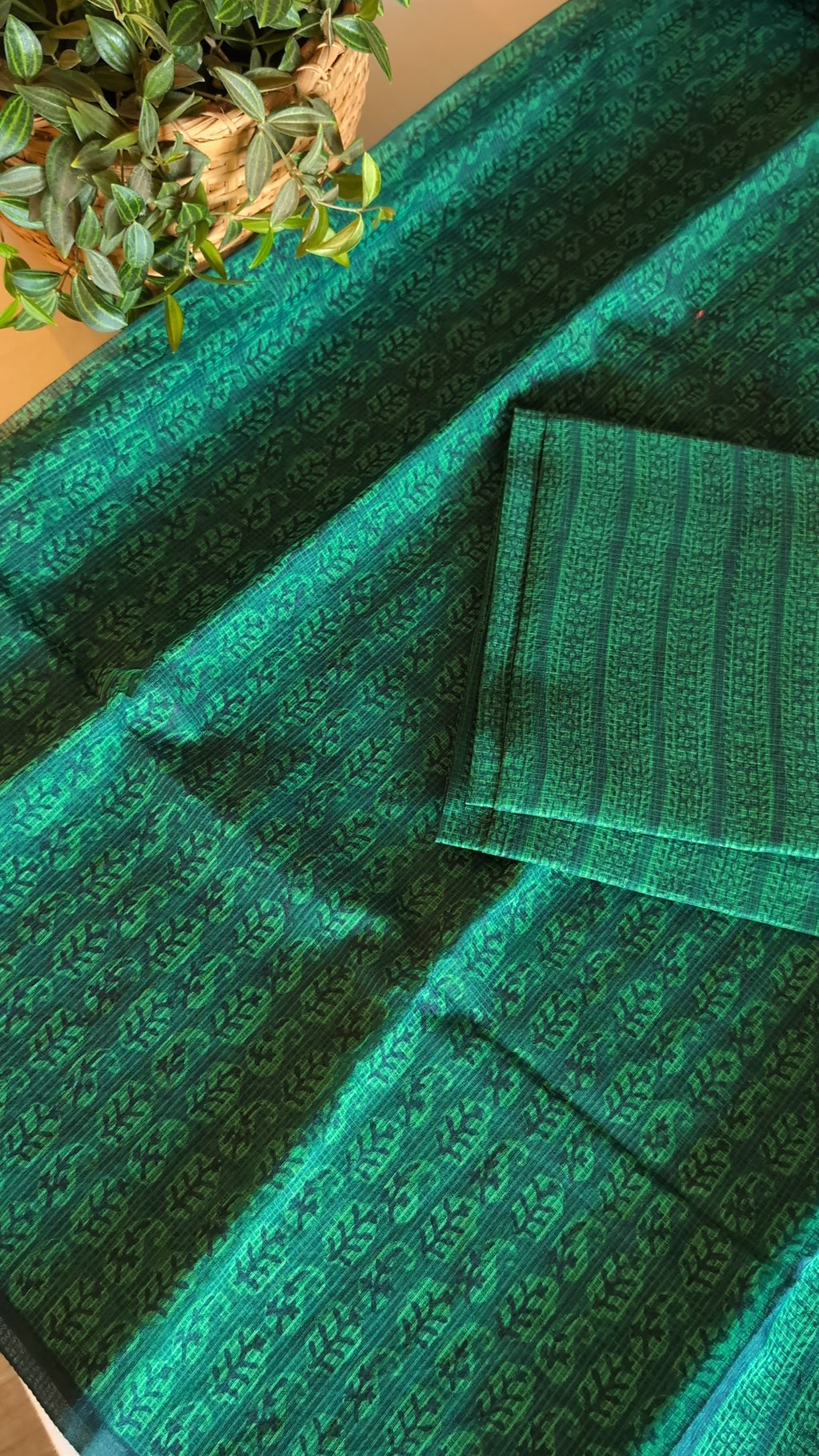 Munga kota printed saree