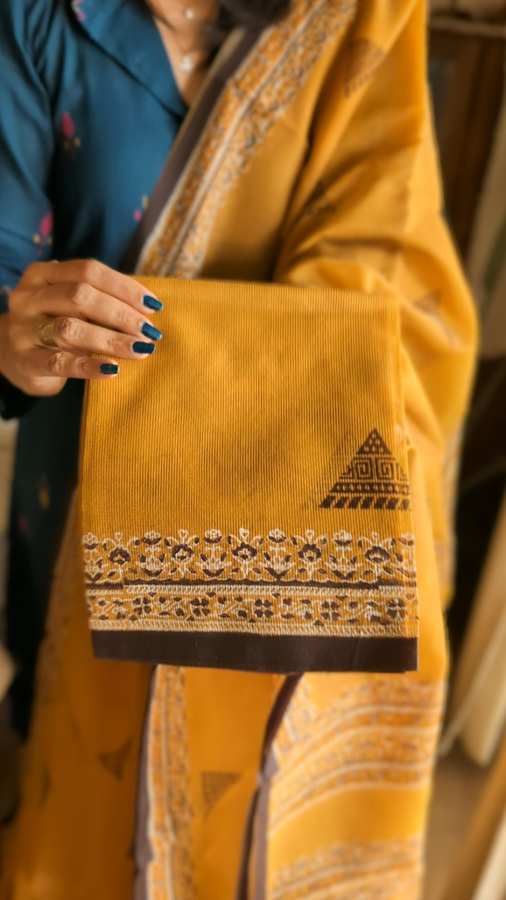 Net kota printed saree