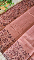 Net kota printed saree Light Mauve