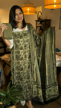 Modal silk vanaspati ajrakh set