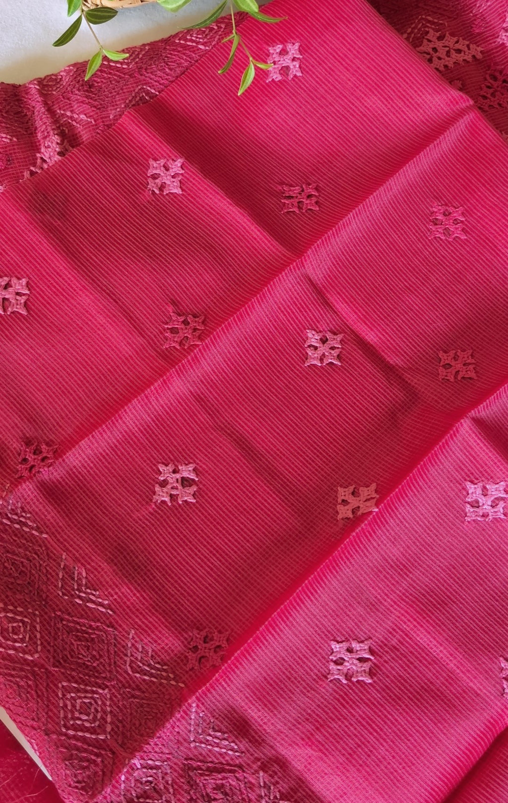 Munga kota Handwork saree
