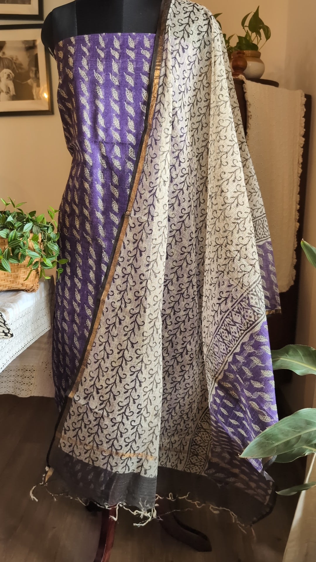 Printed Kota doria set