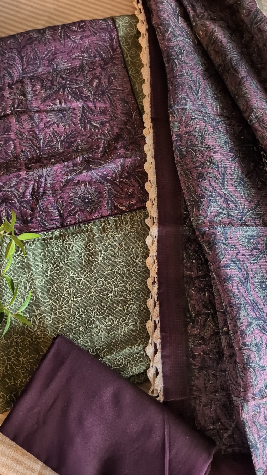 Tepchi kota yoke printed set