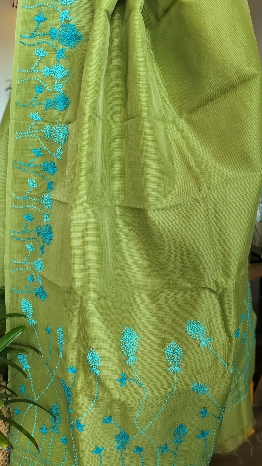 Handworked kota saree
