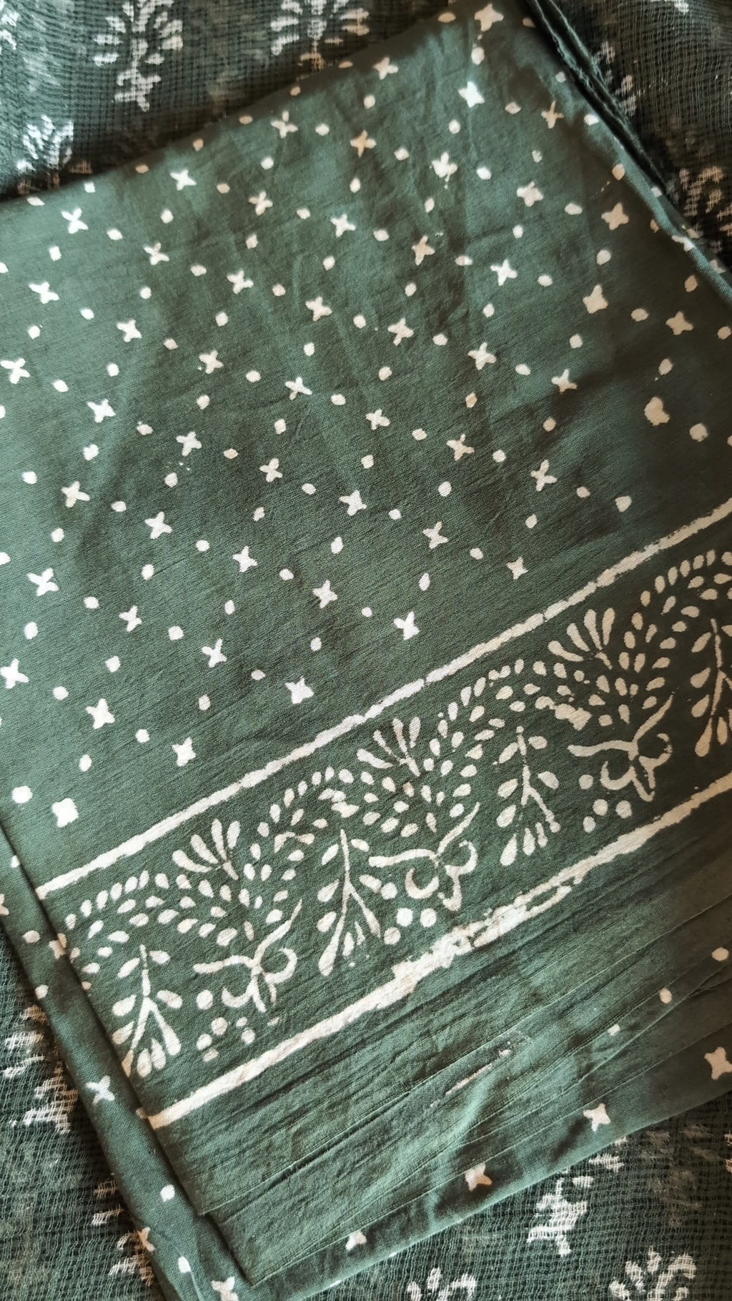 Printed Kota Doria saree