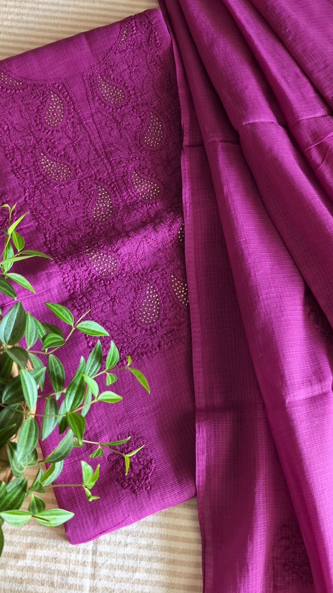 Chikkankari kota doria set